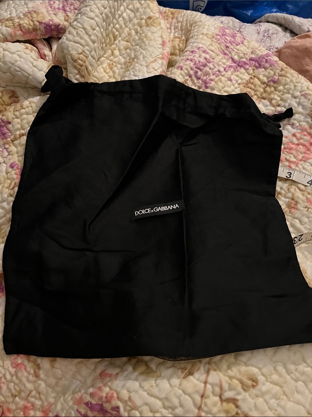 Dolce & Gabbana Black Logo Fabric Label